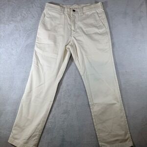 Duck Head Gold Glory Chino Pants Mens 32x30 Stone Beige Cotton Canvas D91005-136